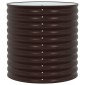 vidaXL Ανεβασμένο Κρεβάτι Καφέ 80 x 80 x 81 cm Ατσάλι
