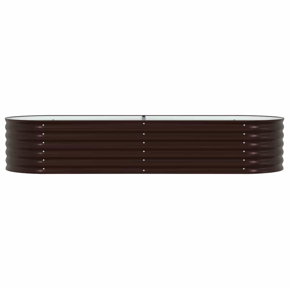 vidaXL Ανεβασμένο Κρεβάτι Καφέ 240 x 80 x 44 cm Ατσάλι