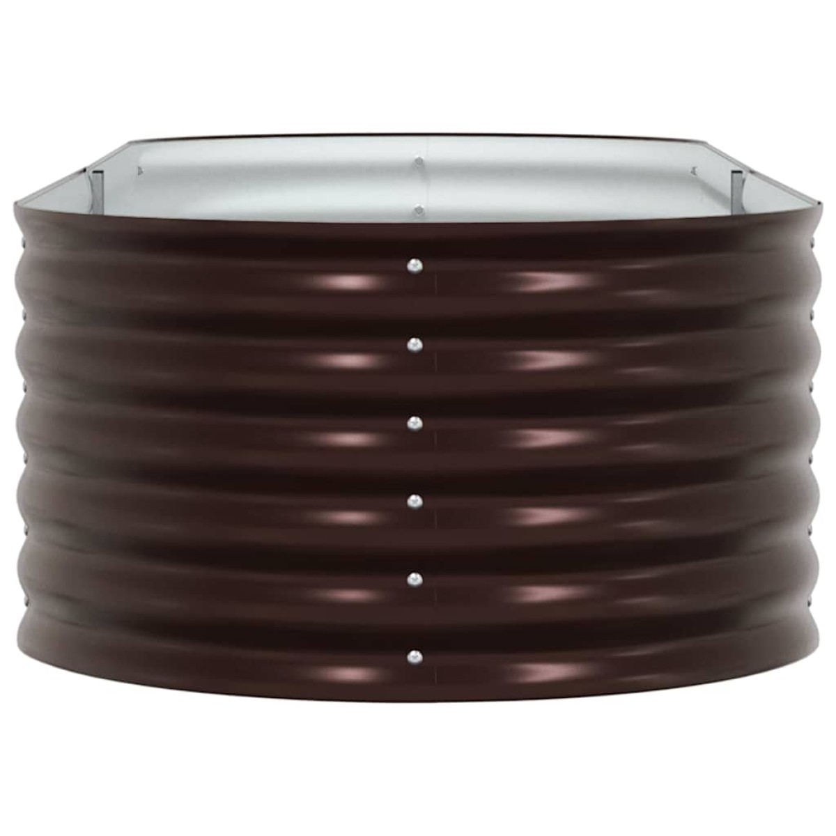 vidaXL Ανεβασμένο Κρεβάτι Καφέ 240 x 80 x 44 cm Ατσάλι