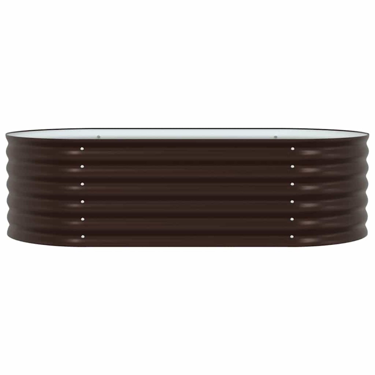 vidaXL Ανεβασμένο Κρεβάτι Καφέ 160 x 80 x 44 cm Ατσάλι
