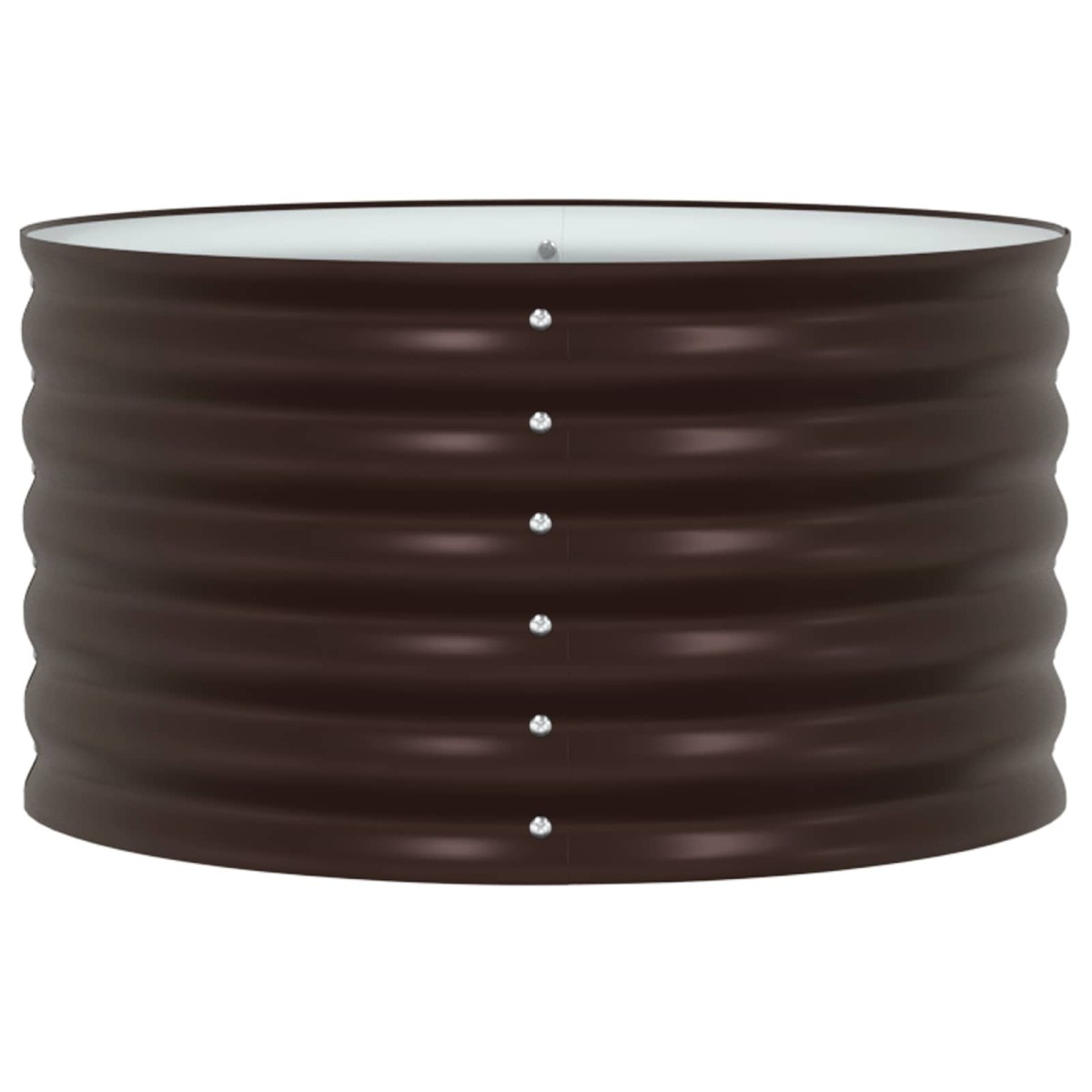vidaXL Ανεβασμένο Κρεβάτι Καφέ 80 x 80 x 44 cm Ατσάλι