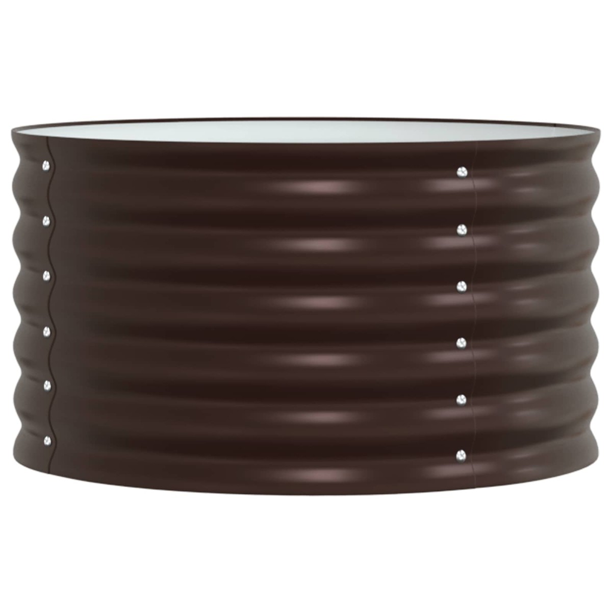 vidaXL Ανεβασμένο Κρεβάτι Καφέ 80 x 80 x 44 cm Ατσάλι