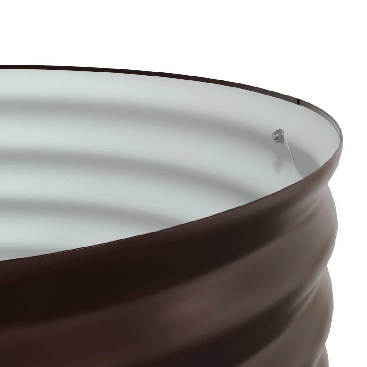 vidaXL Ανεβασμένο Κρεβάτι Καφέ 80 x 80 x 44 cm Ατσάλι