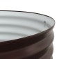 vidaXL Ανεβασμένο Κρεβάτι Καφέ 80 x 80 x 44 cm Ατσάλι