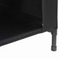 vidaXL Σπίτι για κατοικίδια Μαύρο 90 x 65 x 83 εκ Ατσάλι