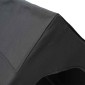 vidaXL Σπίτι για κατοικίδια Μαύρο 110 x 75 x 90 εκ Ατσάλι