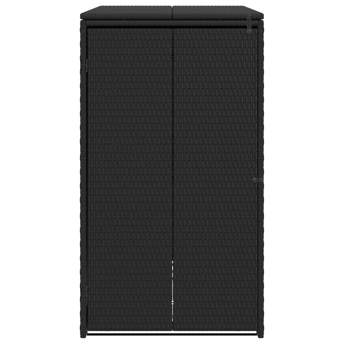 vidaXL Κουτί Κάδου Σκύλου Μαύρο 65 x 80 x 115 εκ. Πολυαιθυλένιο