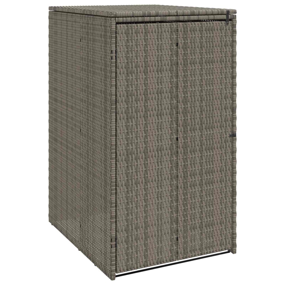 vidaXL Κουτί Κάδου Σκύλου Γκρι 65 x 80 x 115 εκ. Πολυαιθυλένιο