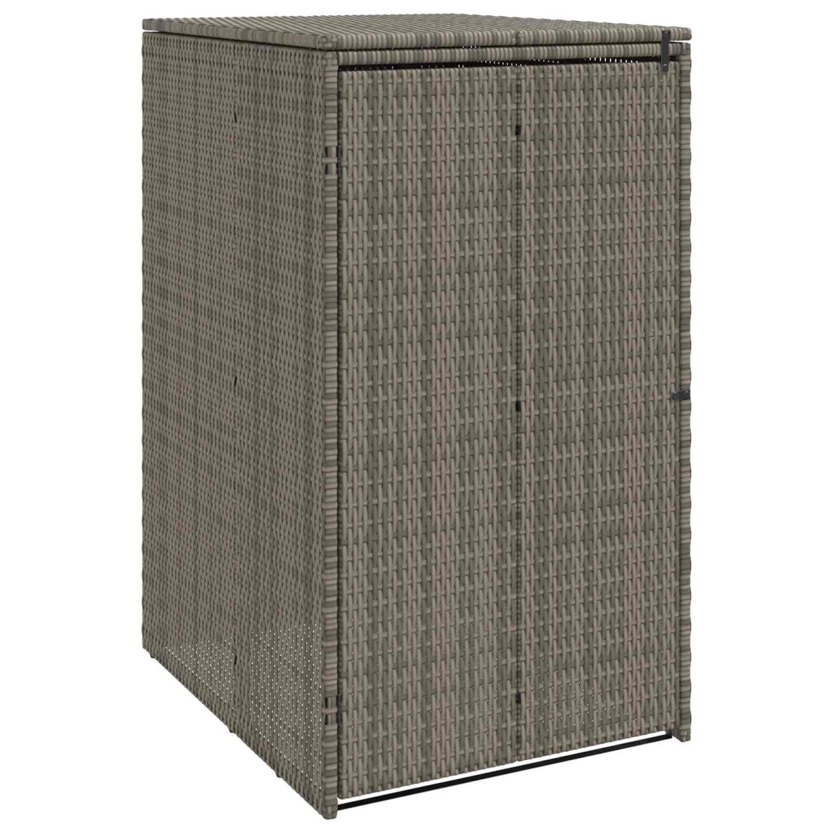 vidaXL Κουτί Κάδου Σκύλου Γκρι 65 x 80 x 115 εκ. Πολυαιθυλένιο