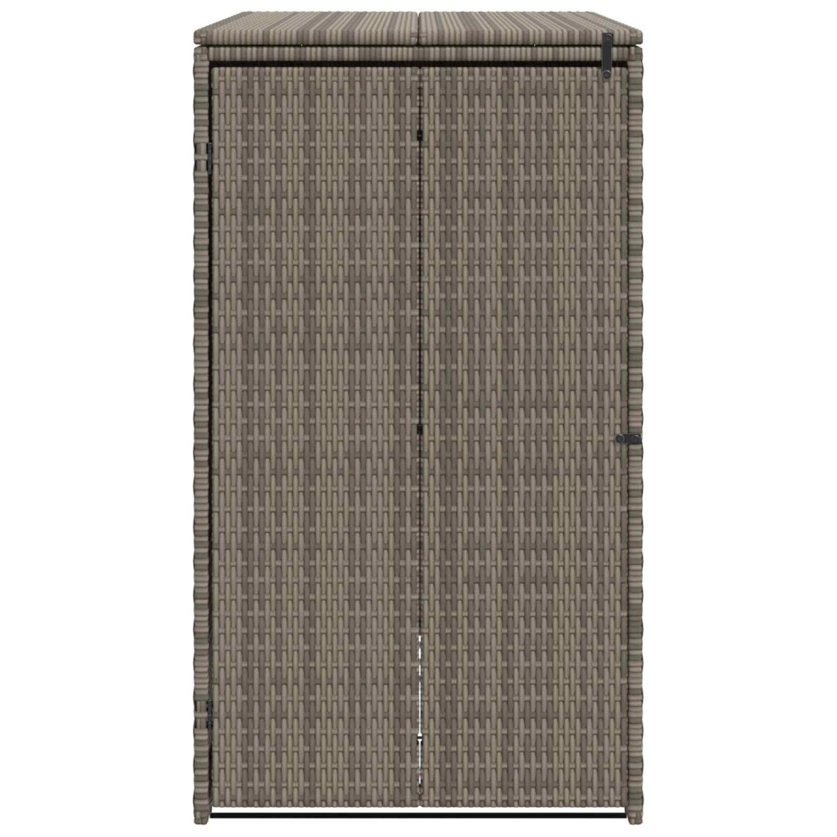 vidaXL Κουτί Κάδου Σκύλου Γκρι 65 x 80 x 115 εκ. Πολυαιθυλένιο