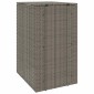 vidaXL Κουτί Κάδου Σκύλου Γκρι 65 x 80 x 115 εκ. Πολυαιθυλένιο
