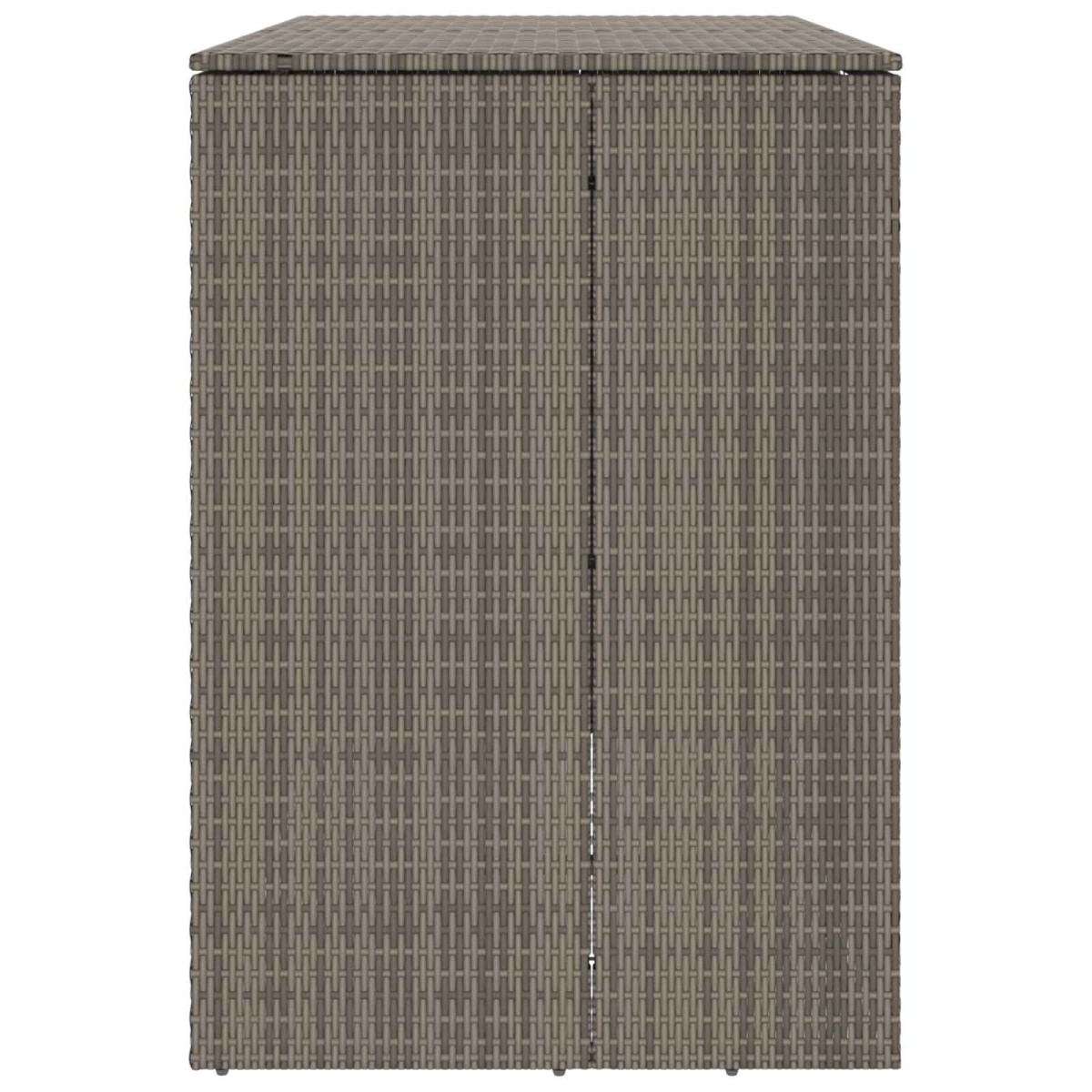 vidaXL Κουτί Κάδου Σκύλου 2 τμχ. Γκρι 130 x 80 x 115 εκ. Πολυαιθυλένιο