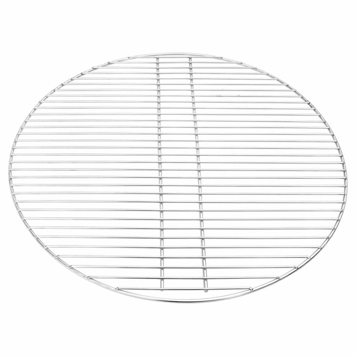 vidaXL Σχάρα μπάρμπεκιου Ασημί 60 x 60 cm Ανοξείδωτο ατσάλι