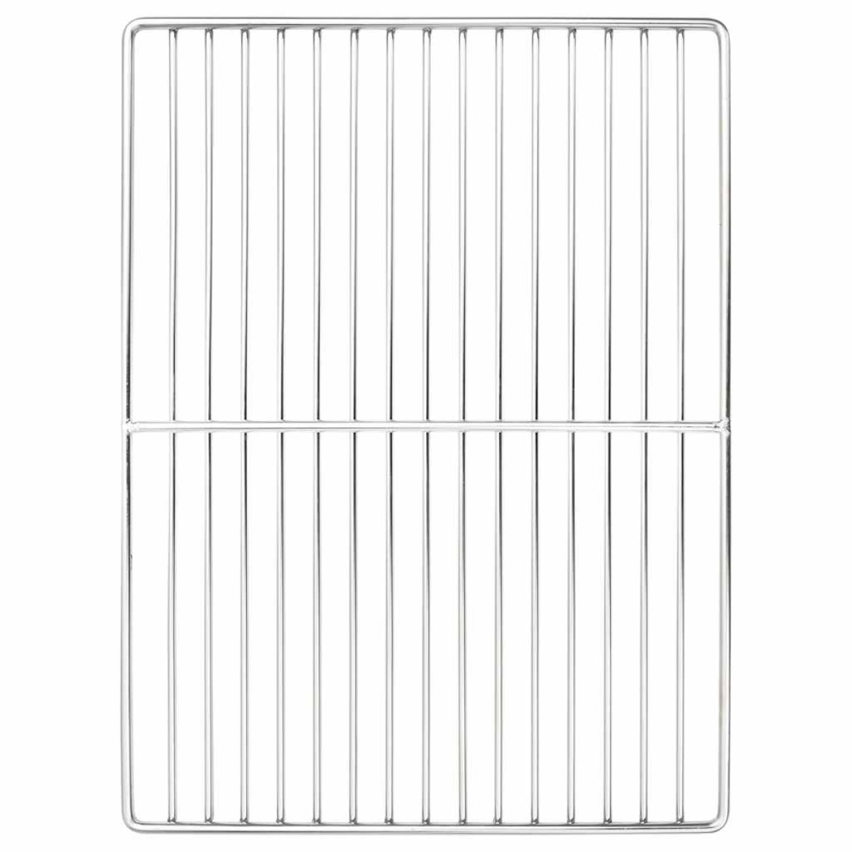 vidaXL Σχάρα ψησίματος Ασημί 40 x 30 cm Ανοξείδωτο ατσάλι