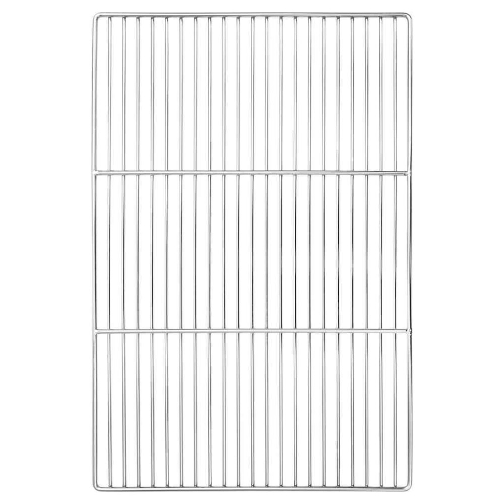 vidaXL Σχάρα ψησίματος Ασημί 60 x 40 cm Ανοξείδωτο ατσάλι