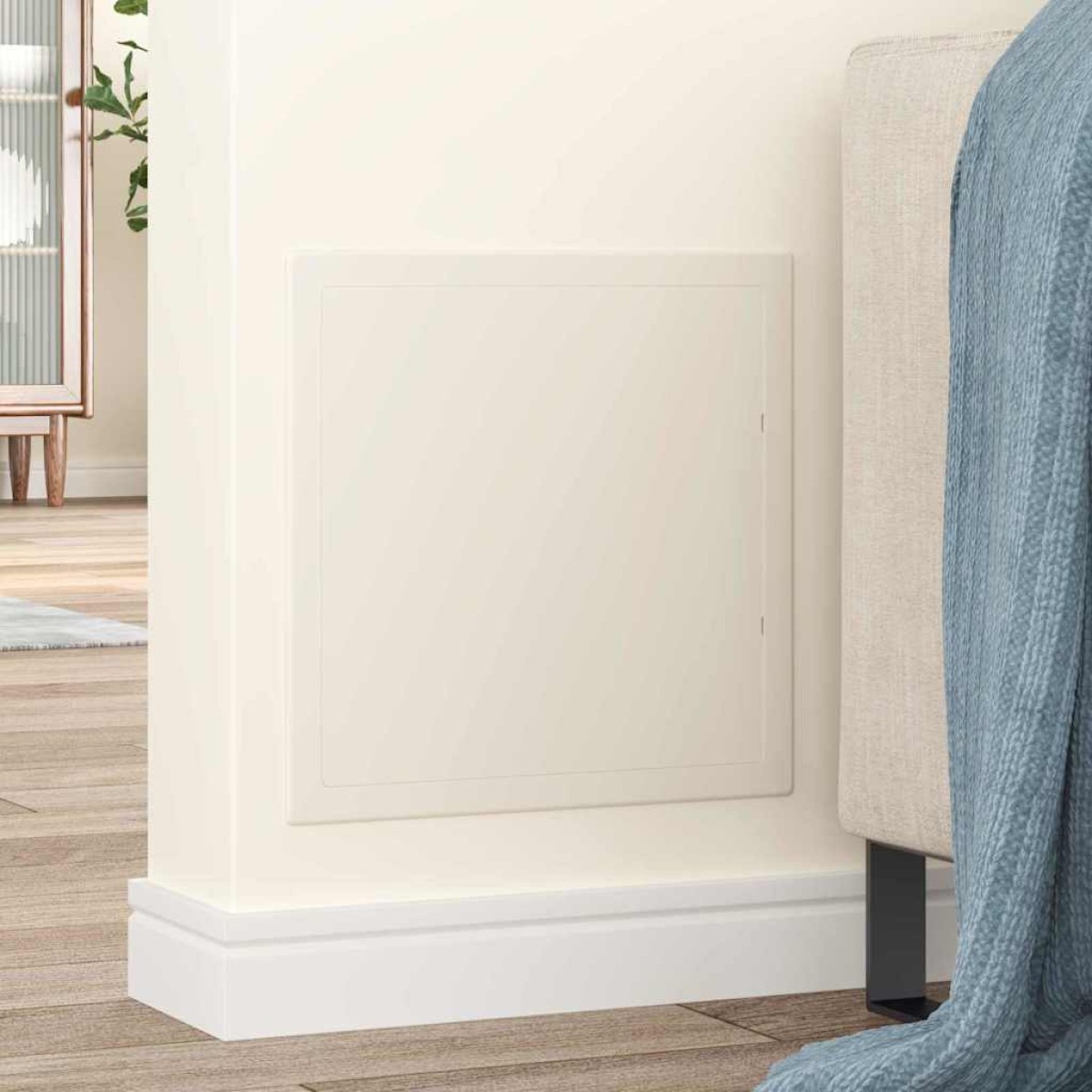 vidaXL Πίνακες Πρόσβασης Λευκό 30 x 30 cm ΑΒΣ Πλαστικό