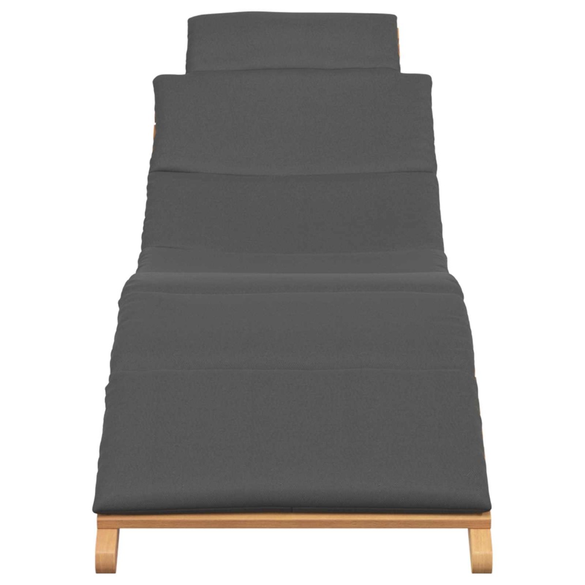 vidaXL Καλοκαιρινή Ξαπλώστρα Καφέ 198 x 55 x 58,5 εκ Στερεό Ξύλο Τίκ