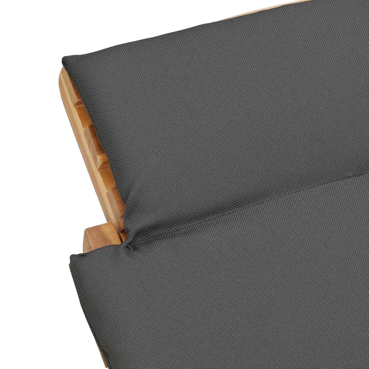 vidaXL Καλοκαιρινή Ξαπλώστρα Καφέ 198 x 55 x 58,5 εκ Στερεό Ξύλο Τίκ