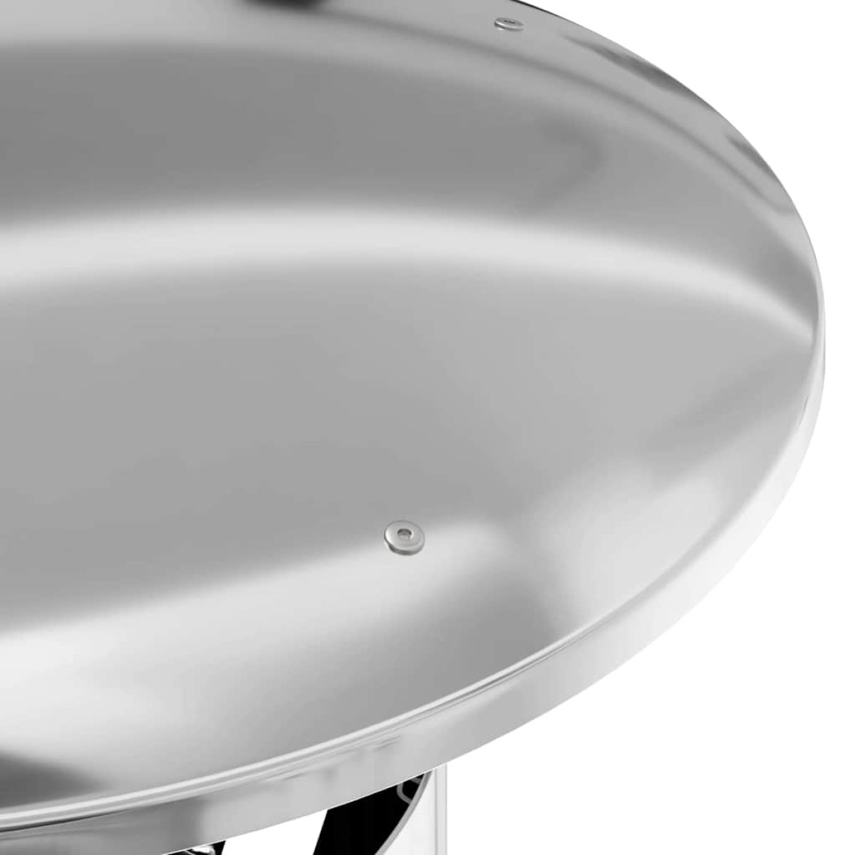 vidaXL Επέκταση Καμινάδας Ασημί 35 x 35 x 65 εκ Ανοξείδωτο ατσάλι