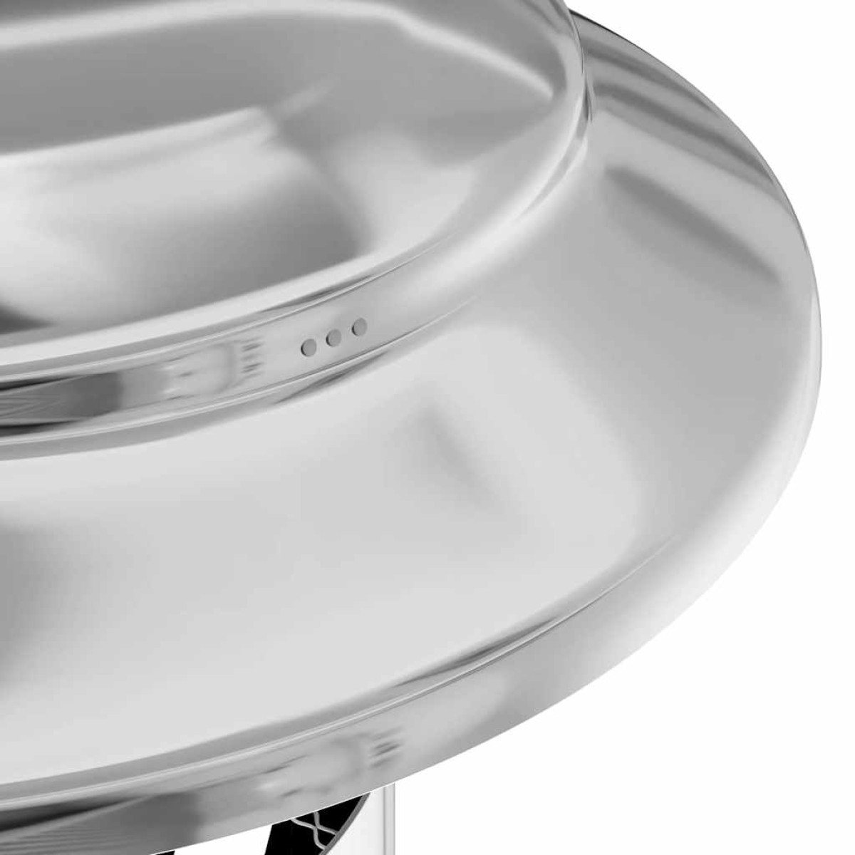 vidaXL Επέκταση Καμινάδας Ασημί 25 x 25 x 82 εκ. Ανοξείδωτο ατσάλι