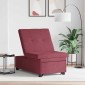 vidaXL Καναπές Κρεβάτι Κόκκινο 194 x 50 x 82 εκ. ύφασμα
