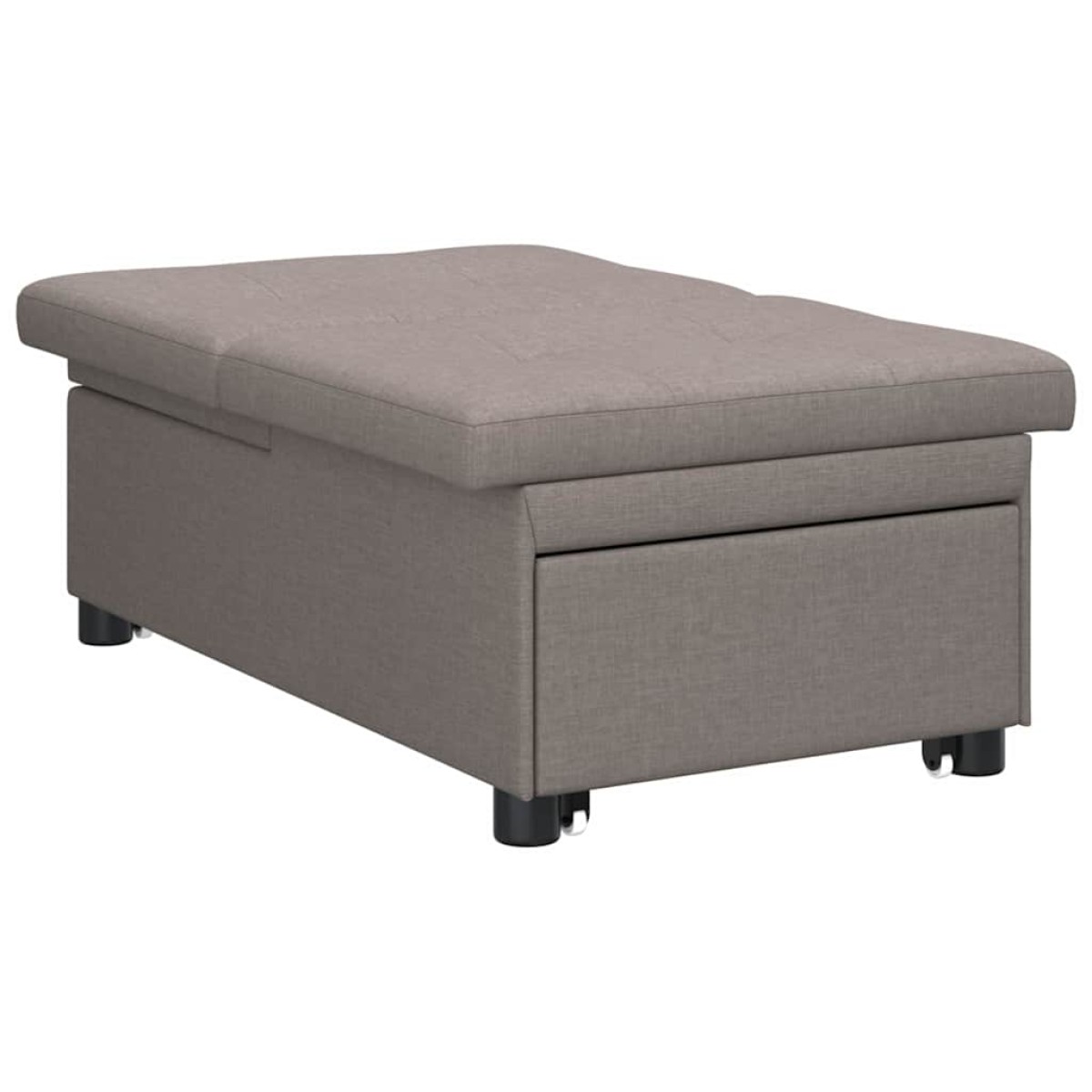 vidaXL Καναπές Κρεβάτι Taupe 194 x 50 x 82 εκ. ύφασμα