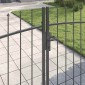 vidaXL Διπλή Πύλη WOERDEN 299,5 x 149,5 εκ. Ατσάλι Γκρι Κλειδώσιμο