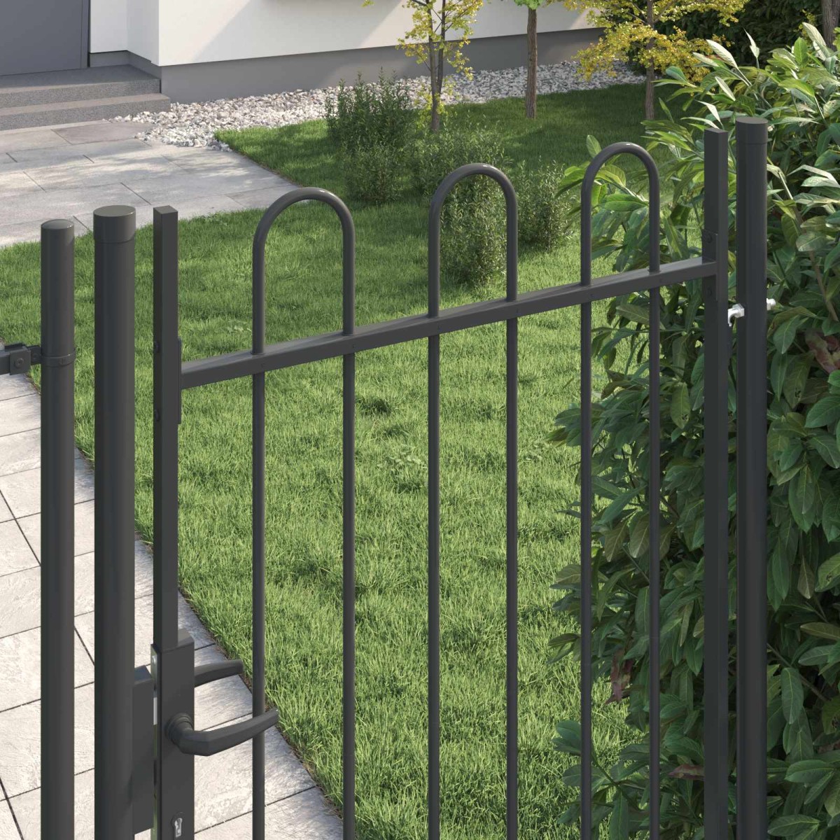 vidaXL Πύλη Φράχτη BOXTEL 103 x 225 cm Χάλυβας με επίστρωση πούδρας