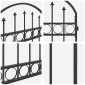 vidaXL Στύλος Περιφράξεων ASSEN 200 x 88 x 14 εκ Ατσάλι Κλειδώσιμο