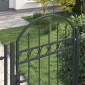 vidaXL Πύλη Φράχτη ASSEN 100 x 195 cm Γκρι Κλειδώσιμο