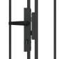 vidaXL Πύλη Φράχτη ASSEN 301 x 200 εκ. Ατσάλι Γκρι Κλειδώσιμο