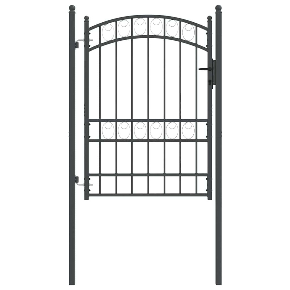 vidaXL Πύλη Φράχτη EMMEN 170 x 100 εκ. Ατσάλι με Επικάλυψη Πούδρας