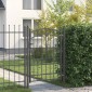 vidaXL Πύλη Φράχτη EMMEN 170 x 100 εκ. Ατσάλι με Επικάλυψη Πούδρας