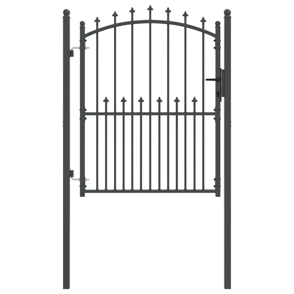 vidaXL Πύλη Φράχτη με Ακίδες EMMEN 150 x 100 cm