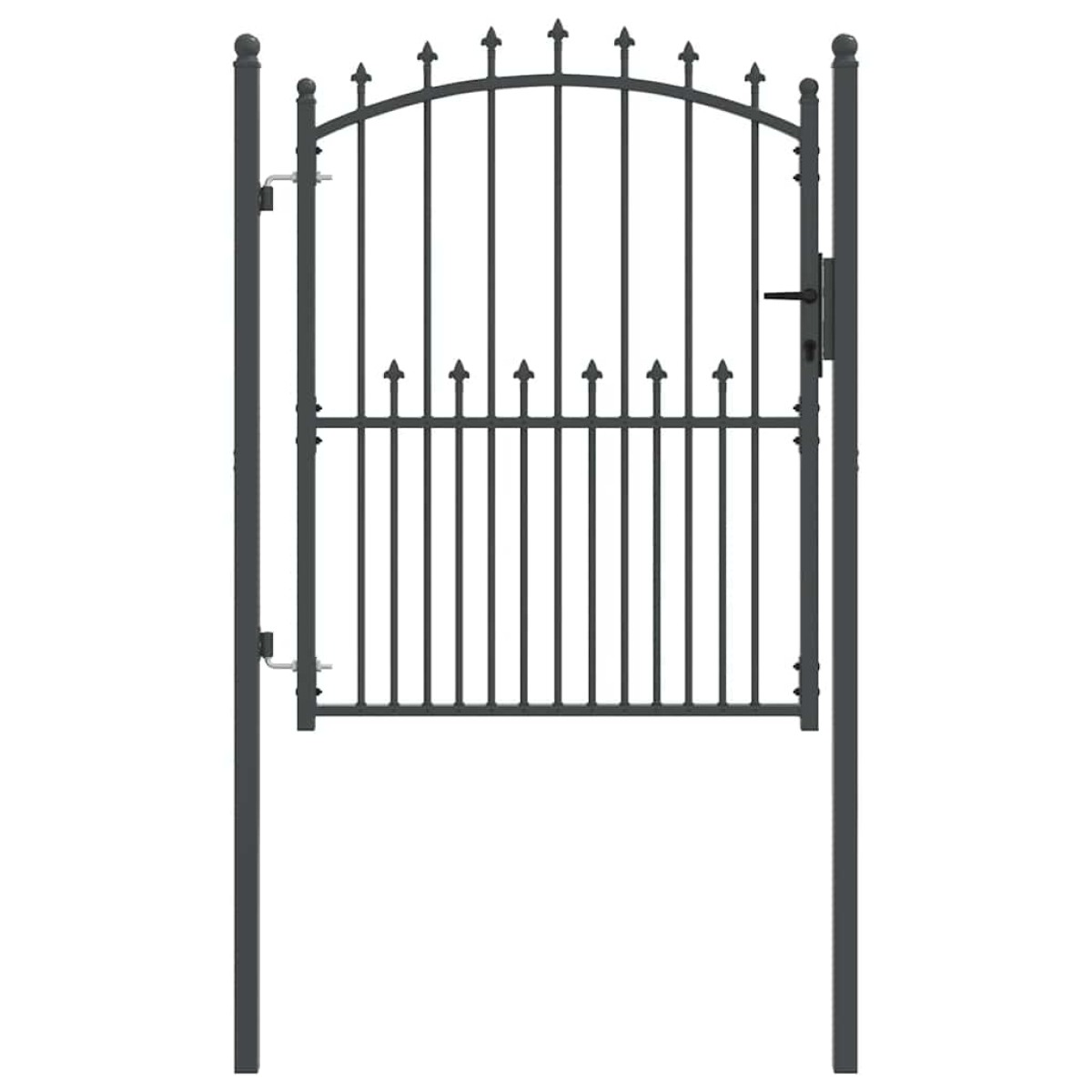 vidaXL Πύλη Φράχτη με Ακίδες EMMEN 150 x 100 cm