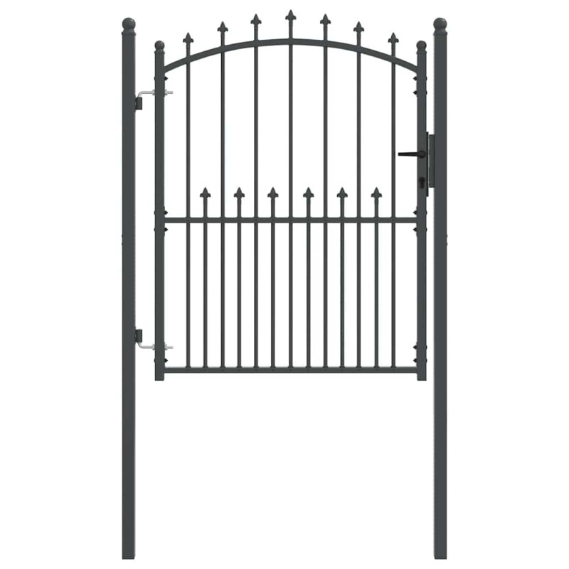 vidaXL Πύλη Φράχτη με Ακίδες EMMEN 150 x 100 cm