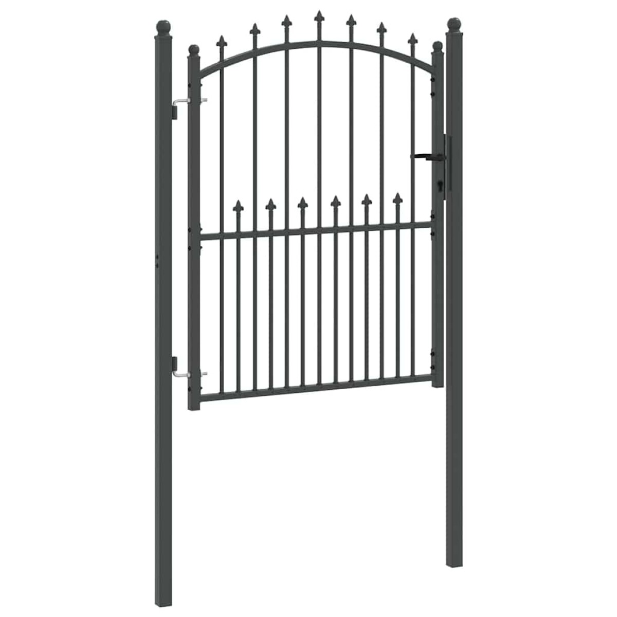 vidaXL Πύλη Φράχτη με Ακίδες EMMEN 150 x 100 cm