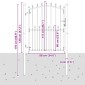 vidaXL Πύλη Φράχτη με Ακίδες EMMEN 150 x 100 cm