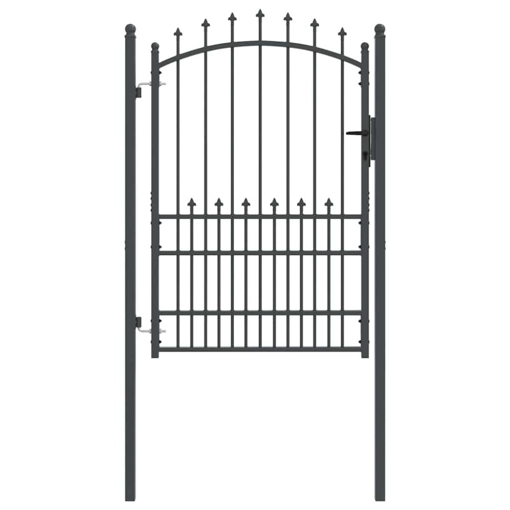 vidaXL Πύλη Φράχτη με Ακίδες EMMEN 170 x 100 εκ.