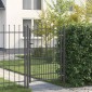vidaXL Πύλη Φράχτη με Ακίδες EMMEN 170 x 100 εκ.