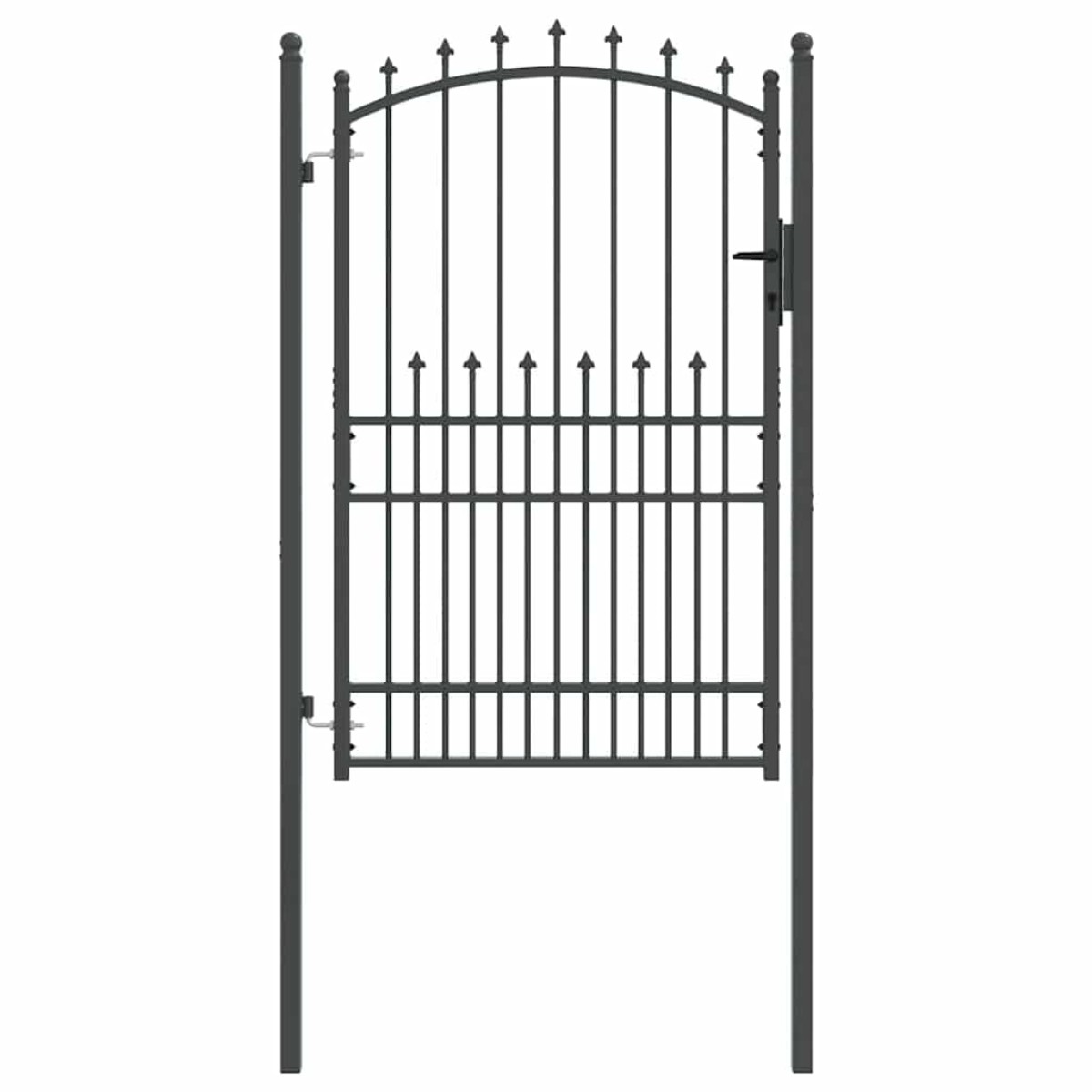 vidaXL Πύλη Φράχτη με Ακίδες EMMEN 200 x 100 cm