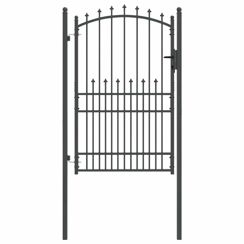 vidaXL Πύλη Φράχτη με Ακίδες EMMEN 200 x 100 cm