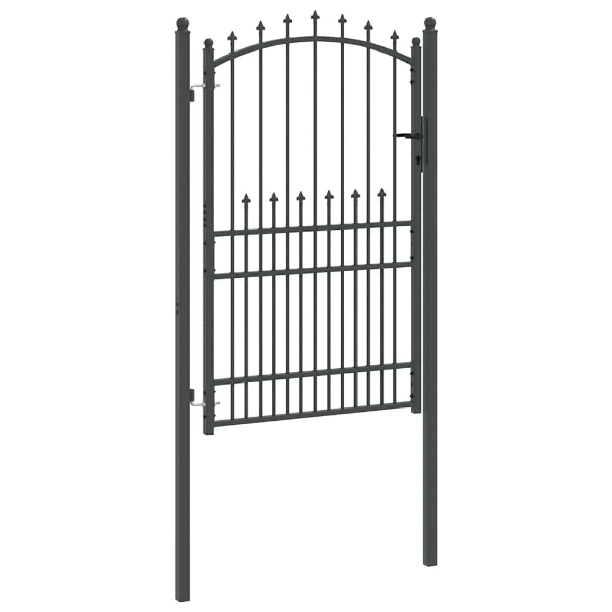 vidaXL Πύλη Φράχτη με Ακίδες EMMEN 200 x 100 cm