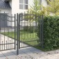 vidaXL Πύλη Φράχτη με Στρογγυλή Κορυφή KAMPEN 103 x 175 cm Κλειδώσιμο