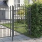 vidaXL Πύλη Φράχτη με Στρογγυλή Κορυφή KAMPEN 103 x 200 cm Κλειδώσιμο