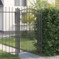 vidaXL Πύλη Φράχτη με Στρογγυλή Κορυφή KAMPEN 103 x 175 cm Κλειδώσιμο