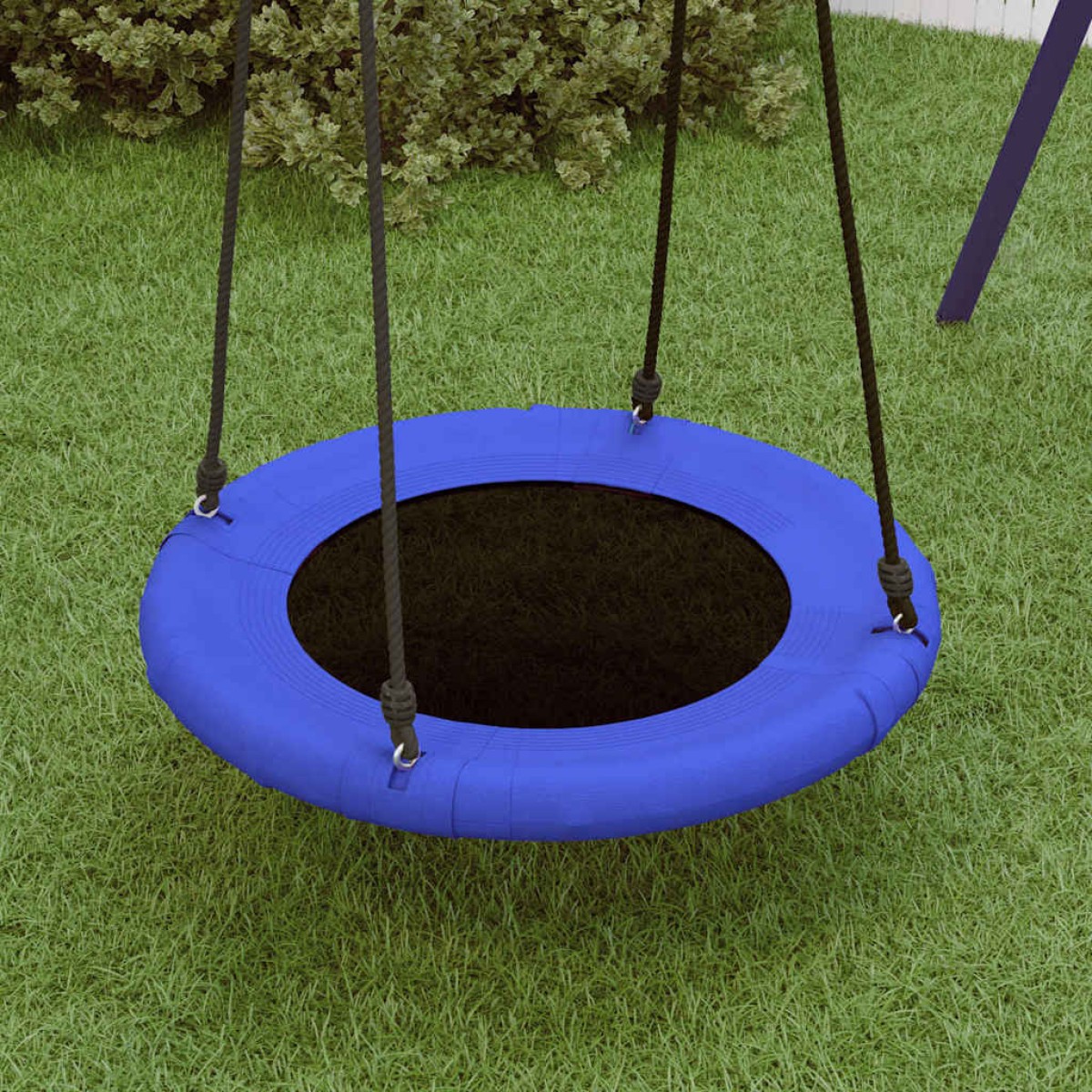 vidaXL Κούνια φωλιά Μπλε 100 x 100 x 180 εκ Πλαστικό