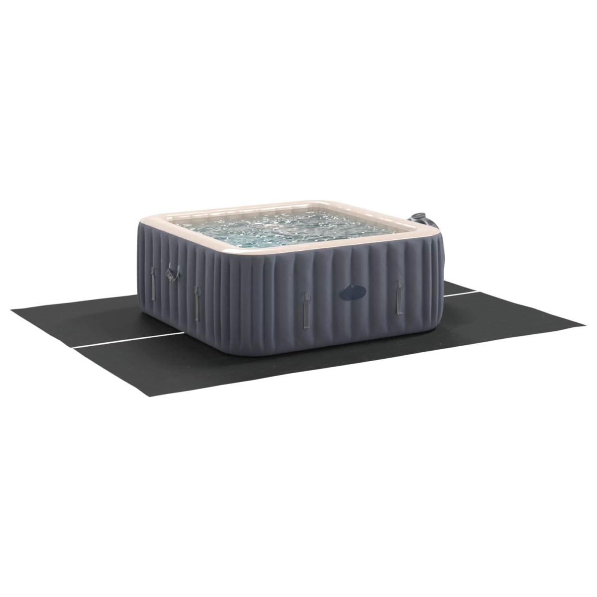 vidaXL Εδαφοκάλυψη Πισίνας Μαύρο 300 x 220 x 0,1 εκ Μη Υφαμένο Ύφασμα