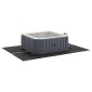 vidaXL Εδαφοκάλυψη Πισίνας Μαύρο 300 x 220 x 0,1 εκ Μη Υφαμένο Ύφασμα