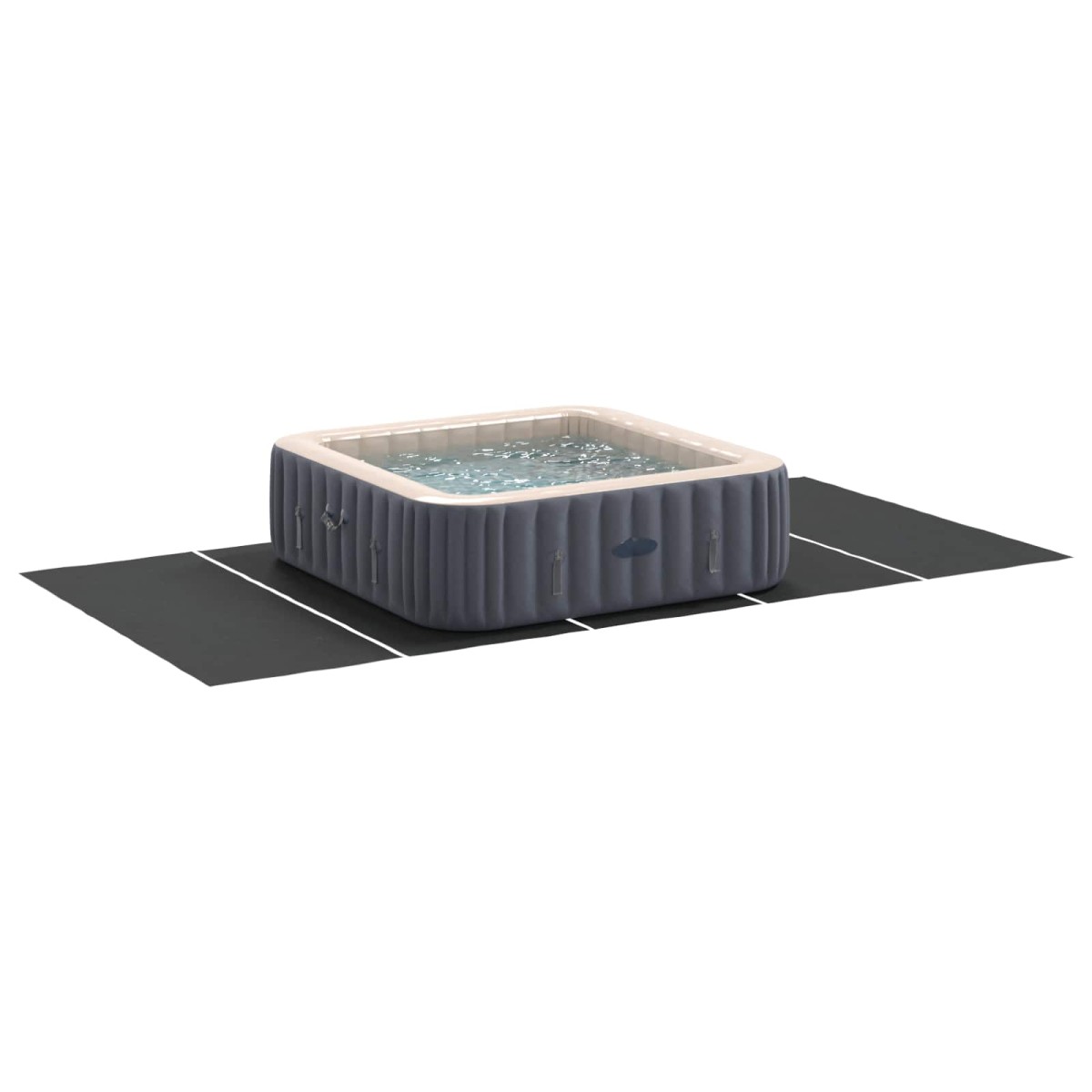 vidaXL Εδαφοκάλυψη Πισίνας Μαύρο 550 x 280 x 0,1 εκ Μη Υφαμένο Ύφασμα